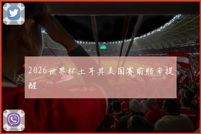 2026世界杯土耳其美国赛前赔率提醒